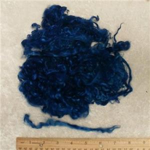 Suri Alpaca Bright blue  1% 4-6" cria wool   1 oz 24849