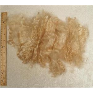 light golden Blonde fine adult  mohair doll hair 6-11 "  24856