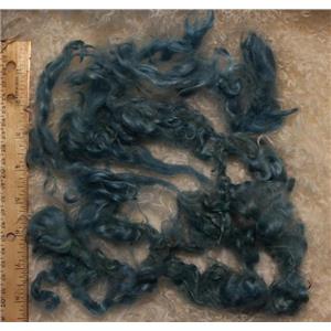 blue B light 0.05%  angora goat Mohair bulk dyed 1 oz 25092