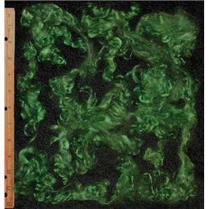 Kelly green 1 % m  Mohair curls 1 oz  medium adult  25098