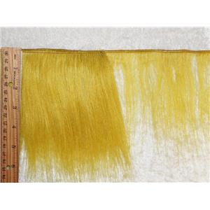 mohair weft  coarse unglazed ,yellow Gold straight hair 5-7x 45"  25563 QP