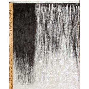 Horse hair weft Natural dark Brown straight 15 to 20" x108" 25449 FP