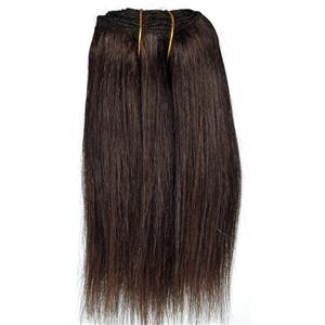 Dark Brown 3  straight mohair weft coarse  6-8" x200"  26612 FP