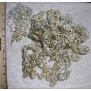 3-5" satiny high luster curly washed fine mohair  2 oz doll hair  26008