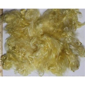 sunny yellow light  Mohair curls 1 oz  fine adult shorts 1-3" 26190