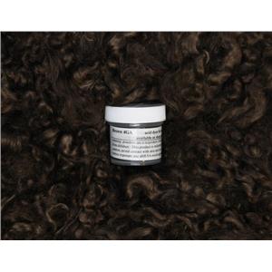 Brown 4GA Wig making dye Jar,to Dye 1 lb mohair