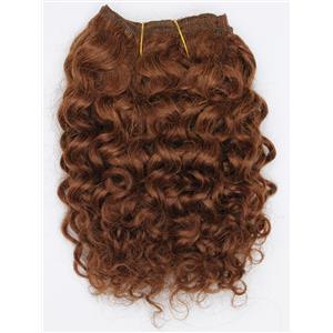 Auburn # 30 curly mohair weft coarse  7-8" x200"  26534  FP