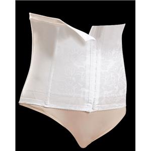 1xlX -32" Fashion waist-nipper cincher white womans by Crown-ette  25675