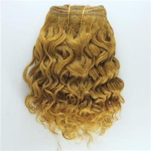 Ginger gold #17 curly mohair weft coarse  6-8" x200"  25825  FP