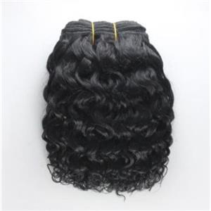 Black #1 curly mohair weft coarse 6-8" x100" 25814 HP