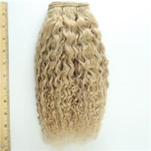 Camel hair weft  Blonde # 18  wavy weft 11-12 x84" 90-100g 26788 FP