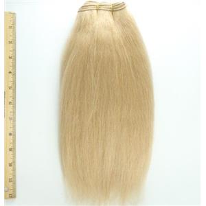 Camel hair weft  Blonde # 18  straight weft 11-12 x84" 90-100g 26789 FP