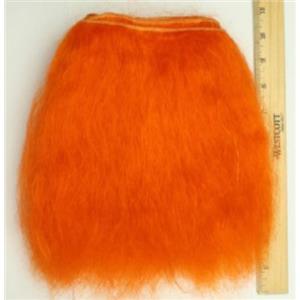 Yak hair weft dyed Orange clown wig 10 "x110" 26807 FP