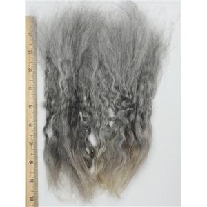 Mohair washed salt and pepper silver and gray wavy long"  1/2oz 26818