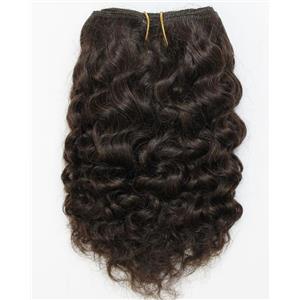 Dark Brown 2 Curly  mohair weft coarse 7- 8" x 50"  26479 QP