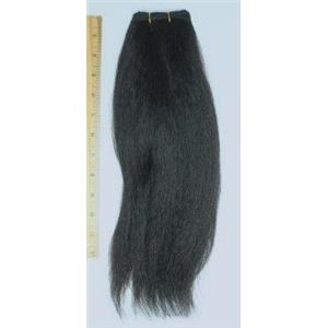Yak hair weft Black  theatrical wig making 12-14 "x130" 26850 FP