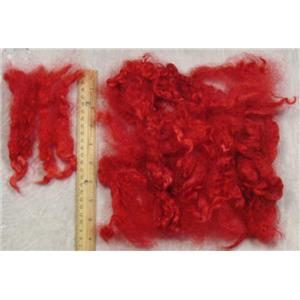 Cotswold wool locks  Salmon red 1oz  23452