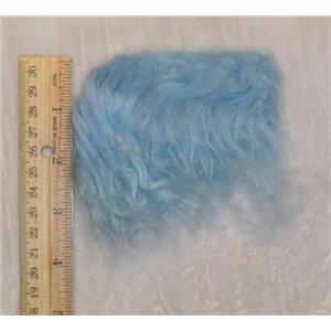 Clear blue tibetan lambskin sample 23542