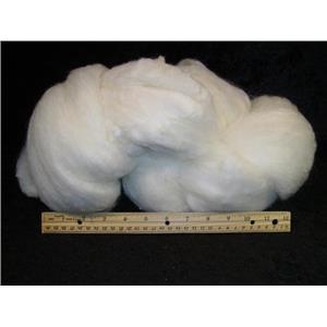 3.4  oz  un dyed bamboo spinning fiber natural cream color batt 26126  sale