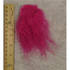 Fuschia 2  tibetan lamskin scrap sample  23879