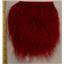 Carmine tibetan lamskin scrap sample size 1/10 oz 24362