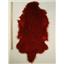 full pelt fine carmine red dark Tibetan lambskin 24555