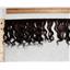 mohair weft Dark brown 2 wavy weft 6-8" x 130" 24956 FP
