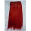 Red straight mohair weft coarse  6-8" x200"  25893 FP