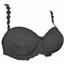 black 5 way underwire bra with flower trim Crownnette  style 414 36D item 26217