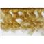 mohair weft coarse unglazed Gold 27 curly hair 4-7"x 50"  25624  QP