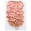 Pink wavy mohair weft coarse  7-8" x200"  26456  FP