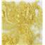sun flower yellow .25%  fine Mohair  dyed curls 1 oz 26504