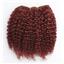 Dark auburn red  #33 bebe curl- mohair weft coarse 7-8" x200" 26594 FP