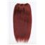 Dark auburn red 33 straight mohair weft coarse  7-8" x200"  26601  FP