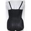 sz 46D style 1390  briefer / underwire bra body suit Black 26688