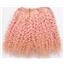 Pink bebe curl tight curl - mohair weft coarse 7-9" x200" 26462 FP