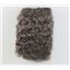 Dark mouse gray-brown curly mohair weft coarse  6-8" x200"  25951  FP