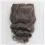 Dark  mouse gray-brown wavy mohair weft coarse  6-8" x200"  25954  FP