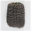 Dark mouse gray-brown bebe curl - tight curl - mohair weft coarse 6-8" x200" 25957 FP