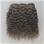 Light mouse gray-brown  bebe curl  - mohair weft coarse 6-8" x200" 25  FP