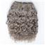 Light mouse gray-brown curly mohair weft coarse  6-8" x200"  25914  FP