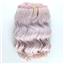 Lilac wavy mohair weft coarse  6-8" x200"  25837  FP