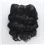 Black #1 wavy mohair weft coarse  6-8" x200"  25816  FP