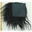 4" low wave Black Tibetan lamb skin no seams 26812