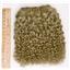 Dark ash blonde mohair weft coarse Bebe curl weft 6-8 x200" 90-100g 26833 FP