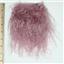 4" sq Bright lavender  tibetan lambskin  wig 11360