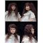 Mohair Wig center crown bangs  brunette sz 5" 11325