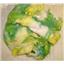 Bombyx silk laps /batt 3.5 oz  green/ yellow 22131