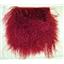 2" sq wine  tibetan lambskin doll hair no seam 22745
