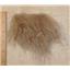 smoked beige Gray tibetan lambskin scrap sample  23207